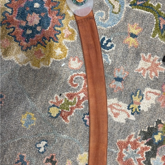 SOLD-Vintage 1970s José Cotel Paris Lucite Floral Belt - Picture 11 of 11